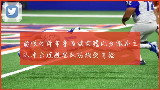 赫根对阵布鲁马波前瞻比分推荐主队冲击连胜客队防线受考验