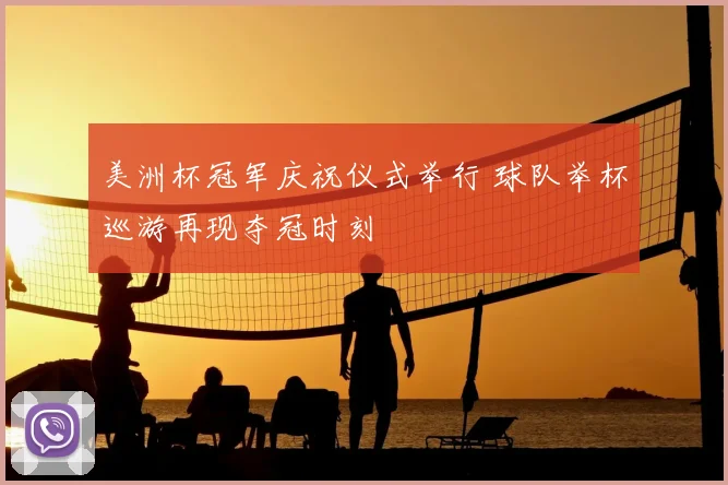 美洲杯冠军庆祝仪式举行 球队举杯巡游再现夺冠时刻