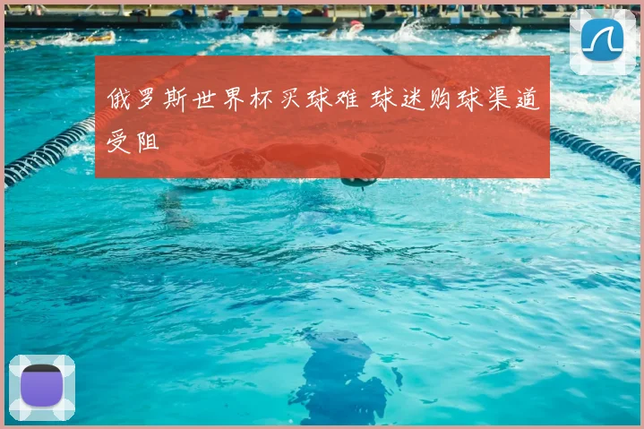俄罗斯世界杯买球难 球迷购球渠道受阻